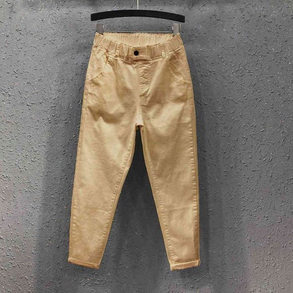 women's pants & capris large size denim pant black khaki spring summer loose slim high waist casual harlan trouser women lx9k, Black;white
women's pants & capris large size denim pant black khaki spring summer loose slim high waist casual harlan trouser women lx9k, Black;white