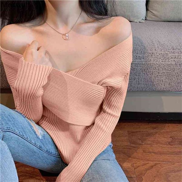 spring winter sweater women long sleeve v-neck tunic criss-cross turtlenecks pullover sweaters korean streetwear 210513, Black
spring winter sweater women long sleeve v-neck tunic criss-cross turtlenecks pullover sweaters korean streetwear 210513, Black