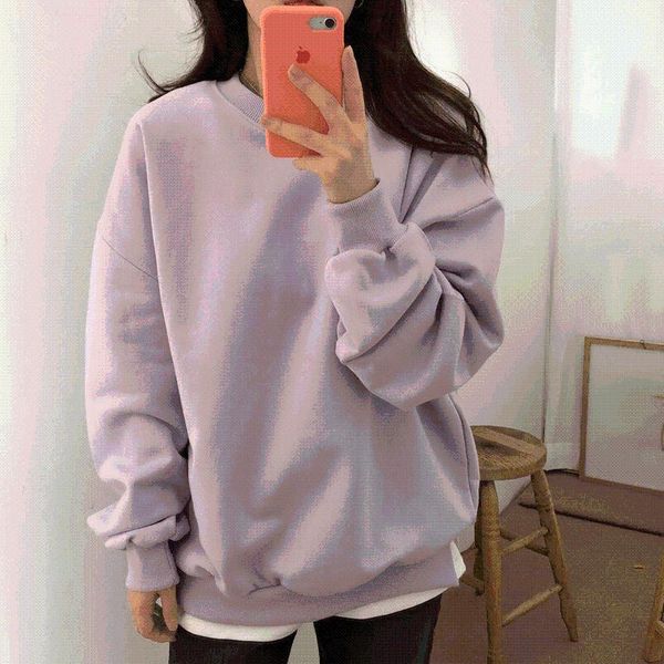 women's hoodies & sweatshirts solid color women pullovers 2021 autumn korean fashion ins wind 0-neck long sleeve womens pullover, Black
women's hoodies & sweatshirts solid color women pullovers 2021 autumn korean fashion ins wind 0-neck long sleeve womens pullover, Black