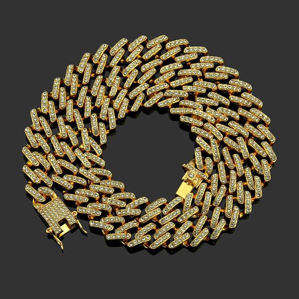 chains fashion hip-hop crystal cuban chain link necklaces for men boy punk cool party jewelry 14mm width 40/50/60/70cm, Silver
chains fashion hip-hop crystal cuban chain link necklaces for men boy punk cool party jewelry 14mm width 40/50/60/70cm, Silver