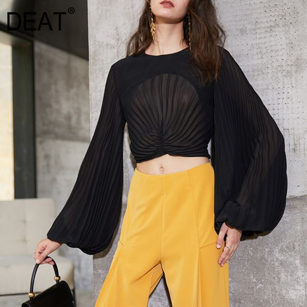 spring summer fashion lantern sleeve round neck solid color chiffon casual temperament women t-shirt 3ac473 210421, White
spring summer fashion lantern sleeve round neck solid color chiffon casual temperament women t-shirt 3ac473 210421, White
