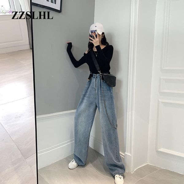 summer casual jeans woman long trousers cowboy female loose streetwear high waist wide leg pants women's, Blue
summer casual jeans woman long trousers cowboy female loose streetwear high waist wide leg pants women's, Blue