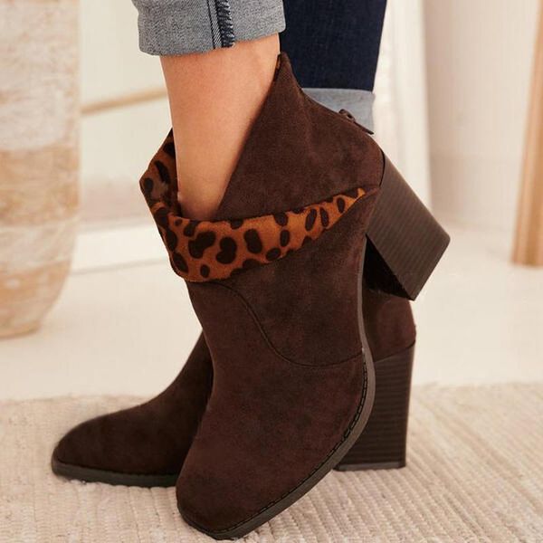 boots autumn winter women ankle leopard chunky high heels vintage ladies shoes round toe platform zipper female short, Black
boots autumn winter women ankle leopard chunky high heels vintage ladies shoes round toe platform zipper female short, Black