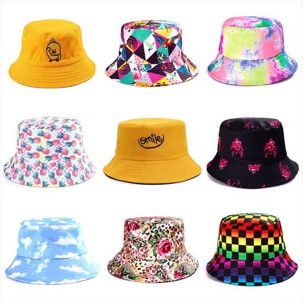 summer bucket hat women men duck double sided fisherman bob outdoor sunscreen print sun fashion hip hop panama, Blue;gray
summer bucket hat women men duck double sided fisherman bob outdoor sunscreen print sun fashion hip hop panama, Blue;gray