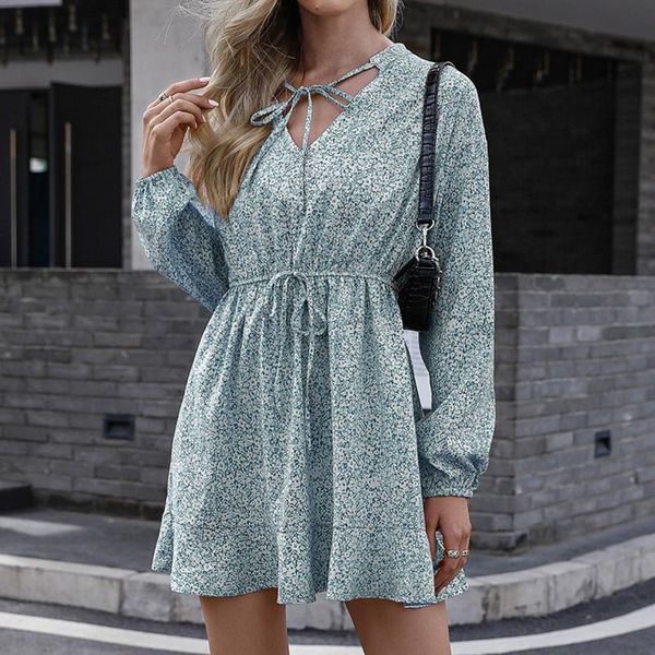 casual dresses women bow neck floral print lantern sleeve mini dress vintage printing v long high waist fall/winter, Black;gray
casual dresses women bow neck floral print lantern sleeve mini dress vintage printing v long high waist fall/winter, Black;gray