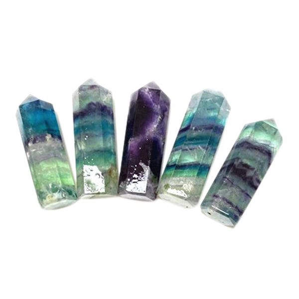 5pcs rare extra large natural rainbow fluorite quartz crystal point colorful banded gemstone tower(3.5x1cm) decorative objects & figurines
5pcs rare extra large natural rainbow fluorite quartz crystal point colorful banded gemstone tower(3.5x1cm) decorative objects & figurines