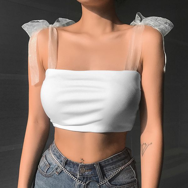 y2k sweet bandage mesh spaghetti strap tank women casual backless cute crop tees tie up white cropped high street, White;black
y2k sweet bandage mesh spaghetti strap tank women casual backless cute crop tees tie up white cropped high street, White;black