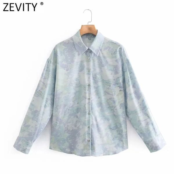 zevity women vintage digital tie dye printing smock blouse femme long sleeve breasted chic shirt casual loose blusas ls9027 210419, White
zevity women vintage digital tie dye printing smock blouse femme long sleeve breasted chic shirt casual loose blusas ls9027 210419, White