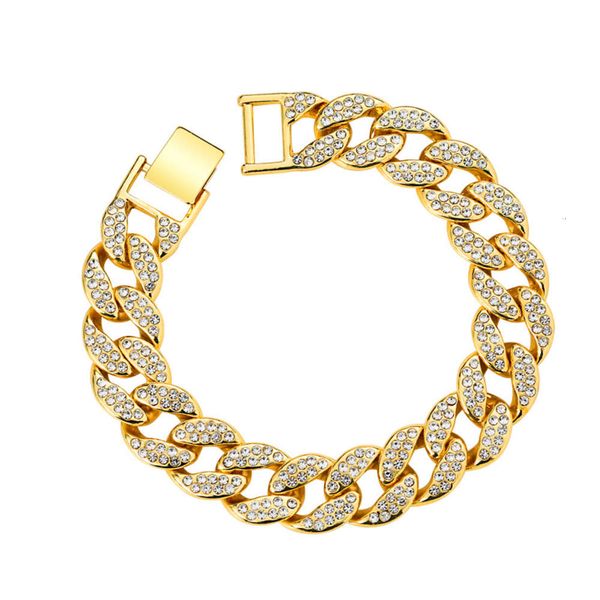 chain popular cuban full diamond men's and women's same hip hop hiphop personality jewelry, Silver
chain popular cuban full diamond men's and women's same hip hop hiphop personality jewelry, Silver