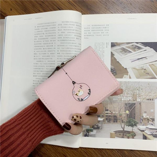 card holders women short wallet multi-card student large-capacity simple printing cute coin purse holder, Brown;gray
card holders women short wallet multi-card student large-capacity simple printing cute coin purse holder, Brown;gray