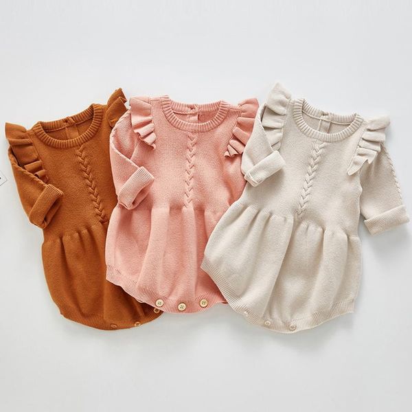 rompers winter knitted ruffled cute baby infant born girls boys cotton knitting solid sweater romper bodysuit outfits for kid, Blue
rompers winter knitted ruffled cute baby infant born girls boys cotton knitting solid sweater romper bodysuit outfits for kid, Blue