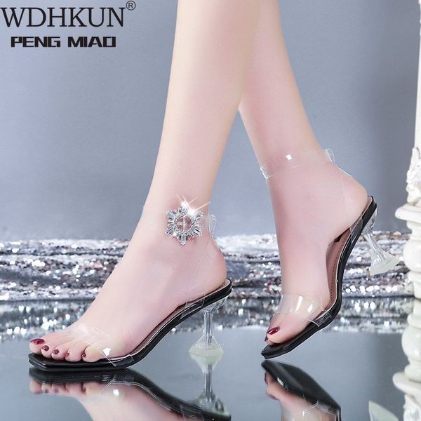 sandals wdhkun square toe summer women fashion transparent spike heels thin high heel buckle strap party dress ladies shoes xqa5, Black
sandals wdhkun square toe summer women fashion transparent spike heels thin high heel buckle strap party dress ladies shoes xqa5, Black