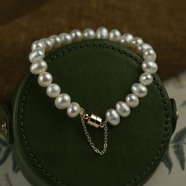 beaded, strands 2021 trendy baroque natural white color freshwater pearl bracelet gift for women jewelry, Black
beaded, strands 2021 trendy baroque natural white color freshwater pearl bracelet gift for women jewelry, Black
