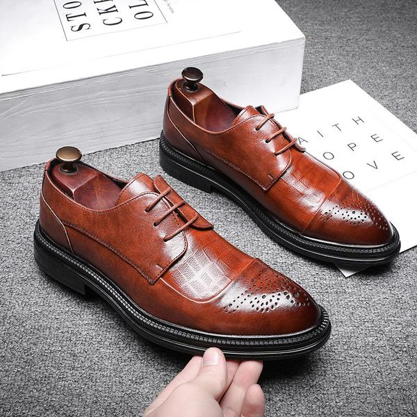 vintage italian casual men shoes british formal dress leather loafers business wedding brogue oxfords, Black
vintage italian casual men shoes british formal dress leather loafers business wedding brogue oxfords, Black