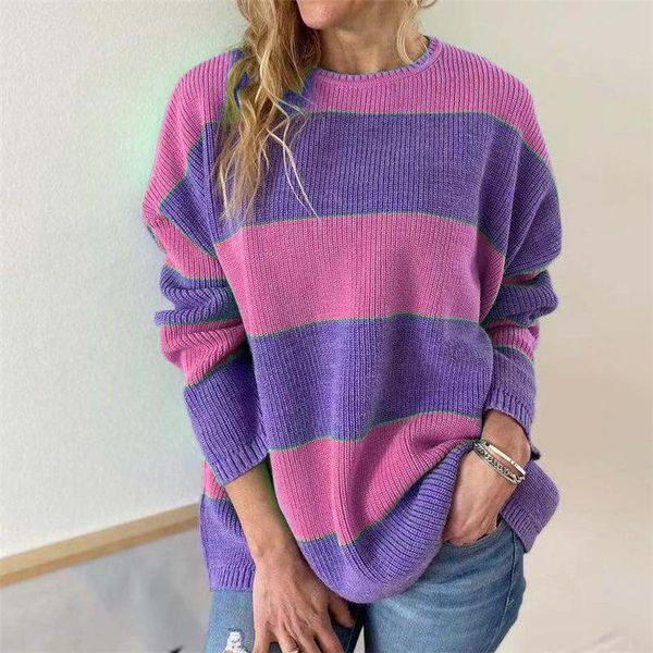 women's sweaters autumn office stripe printing sweater casual winter warm jumper fashion women o-neck long sleeve loose knitted pullove, White;black
women's sweaters autumn office stripe printing sweater casual winter warm jumper fashion women o-neck long sleeve loose knitted pullove, White;black