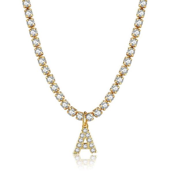 chains surflove 26 english alphabet pendant necklace gold-plated zircon claw chain for women gift 2021, Silver
chains surflove 26 english alphabet pendant necklace gold-plated zircon claw chain for women gift 2021, Silver
