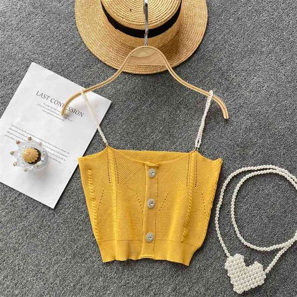 beaded camisole women wear fashionable inside and outside all-match high-waist short cropped knit gl022 210507, White
beaded camisole women wear fashionable inside and outside all-match high-waist short cropped knit gl022 210507, White