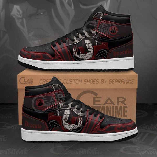 castlevania acula sneakers custom anime sho