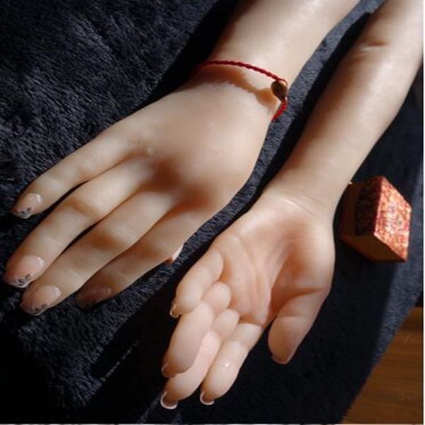 56cm real doll hand mannequin body manicure props jewelry model art long hand halloween woman finger 1pc c737, Khaki
56cm real doll hand mannequin body manicure props jewelry model art long hand halloween woman finger 1pc c737, Khaki