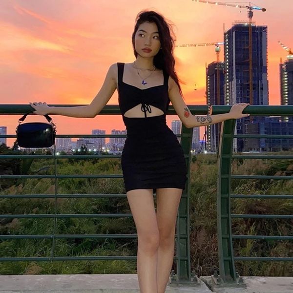 dresses women's clothes spaghetti strap hollow out sleeveless slim sheath spring summer mini dress lady casual mujer vestidos lyq10012, Black;gray
dresses women's clothes spaghetti strap hollow out sleeveless slim sheath spring summer mini dress lady casual mujer vestidos lyq10012, Black;gray