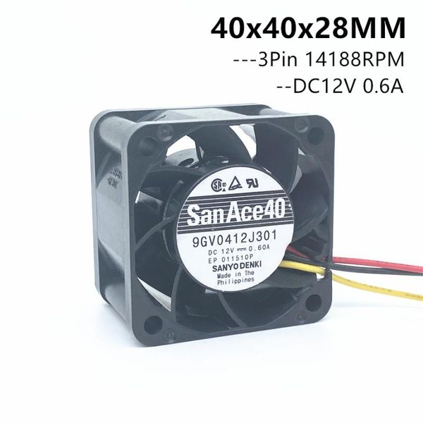 fans & coolings san ace 40mm 4cm server fan 4028 40x40x28mm 12v 0.6a 9gv0412j301 case cooling 14200rpm
fans & coolings san ace 40mm 4cm server fan 4028 40x40x28mm 12v 0.6a 9gv0412j301 case cooling 14200rpm