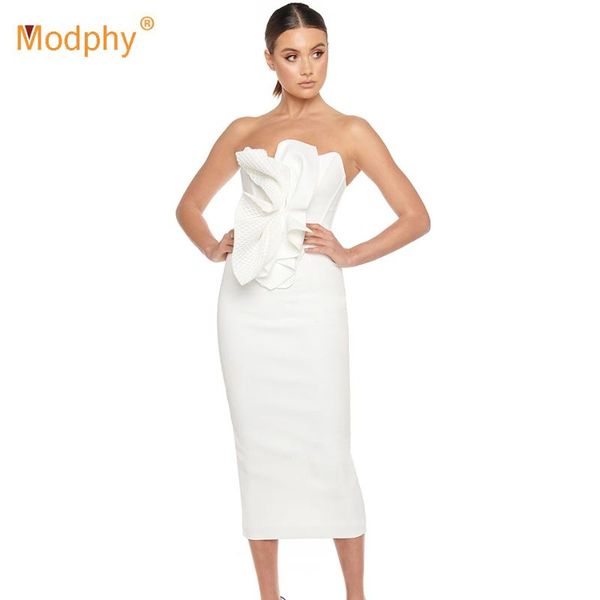 casual dresses 2021 elegant white bandage dress women bodycon strapless bow mid-length club celebrity evening party vestidos, Black;gray
casual dresses 2021 elegant white bandage dress women bodycon strapless bow mid-length club celebrity evening party vestidos, Black;gray