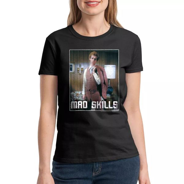 napoleon dynamite mad skills suit women's black funny t-shirt new sizes s-2xl, White;black
napoleon dynamite mad skills suit women's black funny t-shirt new sizes s-2xl, White;black