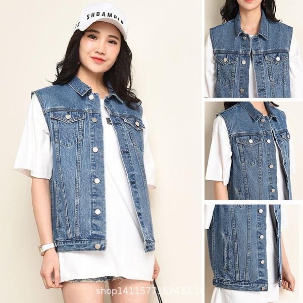 women's vests jacket plus oversized vest sleeveless denim 2021 super ladies 6xl, Black;white
women's vests jacket plus oversized vest sleeveless denim 2021 super ladies 6xl, Black;white