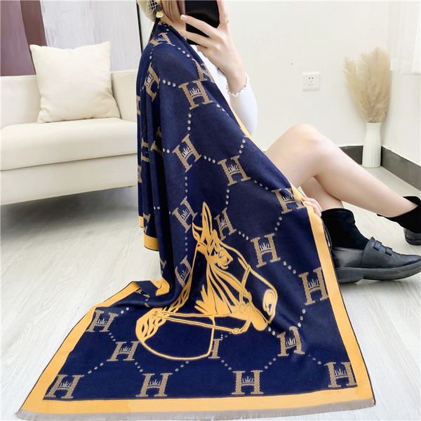 tippet muffler scarf 2021 autumn and winter celebrities carriage imitation cashmere scarf women thickened warm air conditioning shawl, Blue;gray
tippet muffler scarf 2021 autumn and winter celebrities carriage imitation cashmere scarf women thickened warm air conditioning shawl, Blue;gray