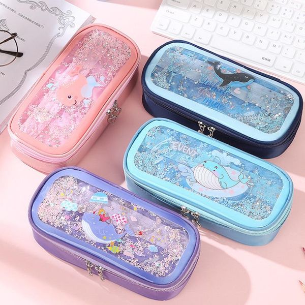 cartoon into oil quicksand pencil bag cute large capacity double zipper schoolgirl stationery box cosmetic bags & cases
cartoon into oil quicksand pencil bag cute large capacity double zipper schoolgirl stationery box cosmetic bags & cases