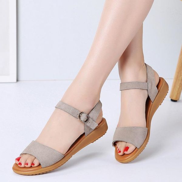 summer woman sandals women buckle strap flats women's shallow open toe shoes female casual solid fashion footwear plus size, Black
summer woman sandals women buckle strap flats women's shallow open toe shoes female casual solid fashion footwear plus size, Black