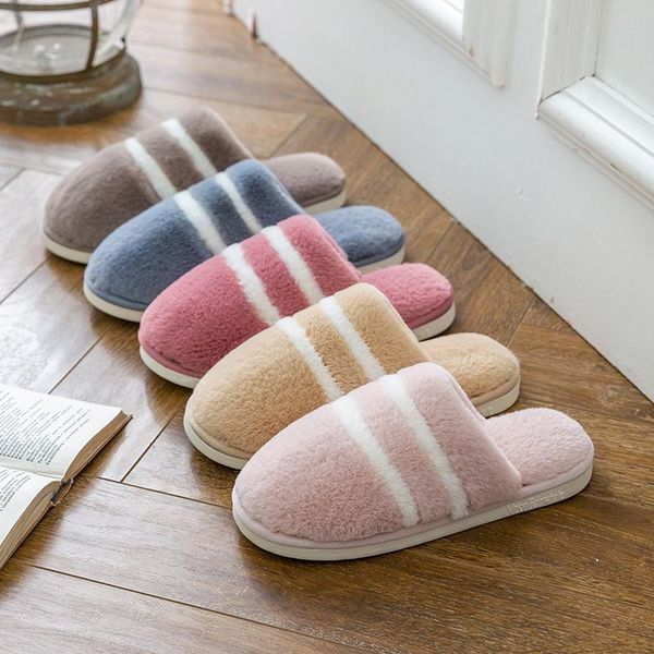 year cotton slippers women winter home non-slip warm couple plush shoes indoor flat, Black
year cotton slippers women winter home non-slip warm couple plush shoes indoor flat, Black