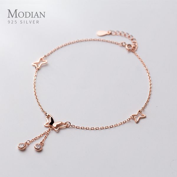 modian radiant zircon cute butterfly tassel luxury anklet for women 925 sterling silver adjustable anklet insect fine jewelry, Red;blue
modian radiant zircon cute butterfly tassel luxury anklet for women 925 sterling silver adjustable anklet insect fine jewelry, Red;blue