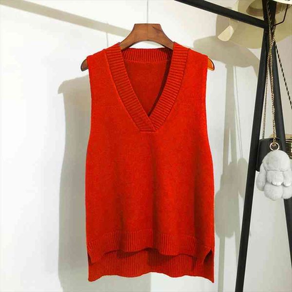 sweater autumn and winter korean loose wild pink sweater vest women sleeveless v-neck knitted vest womens, White;black
sweater autumn and winter korean loose wild pink sweater vest women sleeveless v-neck knitted vest womens, White;black