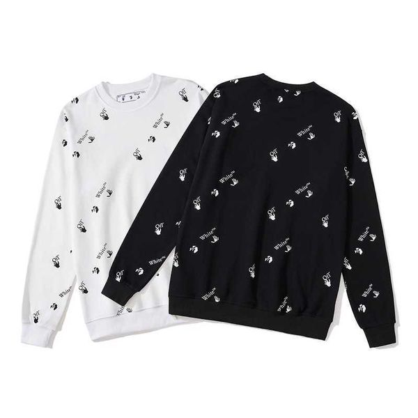 autumn and winter 2021 new off full body printed palm letters round neck pullover terry sweater, Black
autumn and winter 2021 new off full body printed palm letters round neck pullover terry sweater, Black