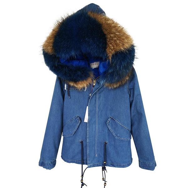 women's fur & faux ladies jacket winter short coat hooded raccoon collar pie overcoming star same style snow imitation clot, Black
women's fur & faux ladies jacket winter short coat hooded raccoon collar pie overcoming star same style snow imitation clot, Black