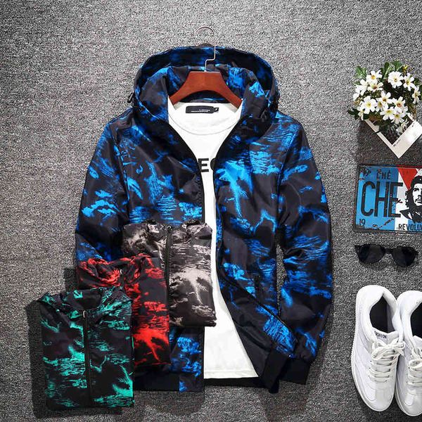 men's spring coat and autumn new clothes korean fashion handsome student work camouflage casual jacket, Black;brown
men's spring coat and autumn new clothes korean fashion handsome student work camouflage casual jacket, Black;brown