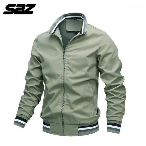 men's jackets saz 2021 mens spring autumn casual thin male windbreakers college bomber black windcheater hommes varsity jacket, Black;brown
men's jackets saz 2021 mens spring autumn casual thin male windbreakers college bomber black windcheater hommes varsity jacket, Black;brown