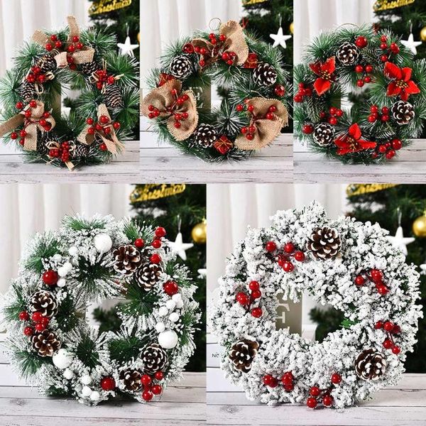 christmas wreath artificial pinecone red berries garland decoration hanging front door wall tree ornament decorative flowers & wreaths
christmas wreath artificial pinecone red berries garland decoration hanging front door wall tree ornament decorative flowers & wreaths
