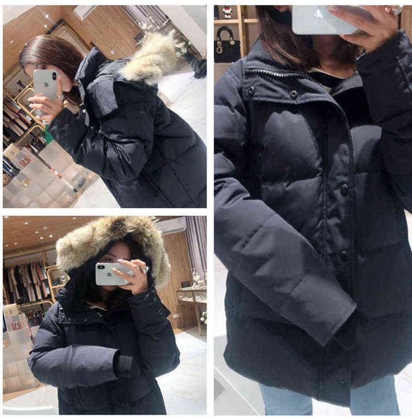 women's winter jackets white duck down jacket woman long puffer coat thick warm women real wolf fur collar coats hooded waterproof park, Black
women's winter jackets white duck down jacket woman long puffer coat thick warm women real wolf fur collar coats hooded waterproof park, Black