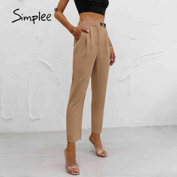 asymmetric belt trousers casual high waist khaki women summer brown ladies office pocket female pants 210414, Black;white
asymmetric belt trousers casual high waist khaki women summer brown ladies office pocket female pants 210414, Black;white