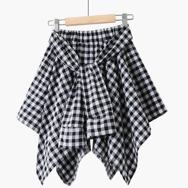 skirts korean style short skirt fashion not planning lace high waist plaid fake two-piece cotton sexy, Black
skirts korean style short skirt fashion not planning lace high waist plaid fake two-piece cotton sexy, Black