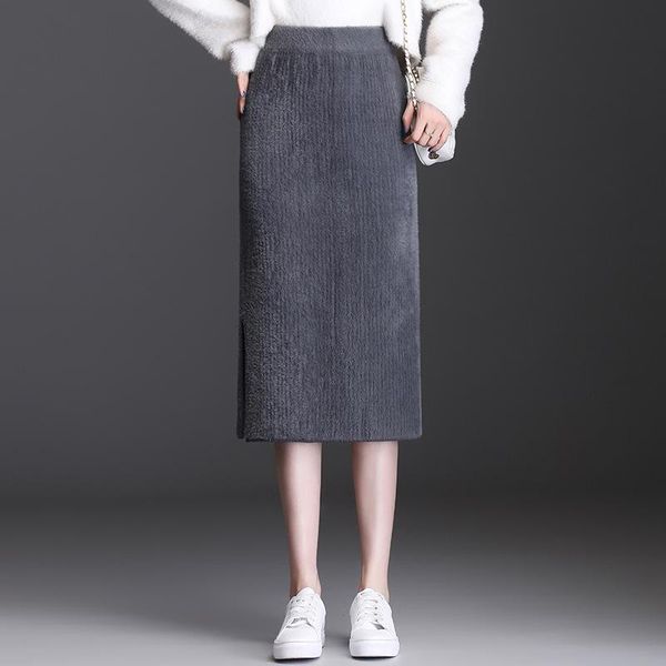 knitted skirts autumn winter women wear on both sides high waist bodycon female elegant slim mid-long straight, Black
knitted skirts autumn winter women wear on both sides high waist bodycon female elegant slim mid-long straight, Black