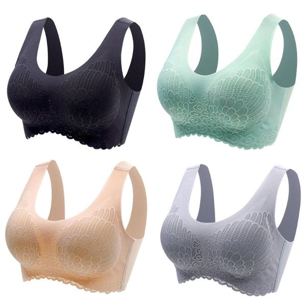 bras seamless for women underwear vest bra bh lace brassiere push up with pad 2021, Red;black
bras seamless for women underwear vest bra bh lace brassiere push up with pad 2021, Red;black
