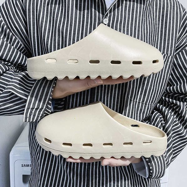 big size sandals summer new coconut baotou slippers outdoor beach trend light one-piece slippers ysj, Black
big size sandals summer new coconut baotou slippers outdoor beach trend light one-piece slippers ysj, Black