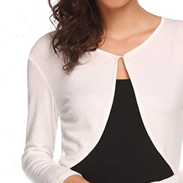 women sweaters long sleeve bolero shrug knit sweater cropped knitwear cardigan fashion casual home slim fit, White;black
women sweaters long sleeve bolero shrug knit sweater cropped knitwear cardigan fashion casual home slim fit, White;black