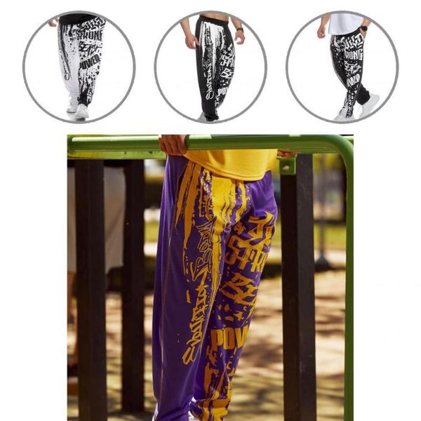 men's pants fabulous autumn sweatpants mid waist casual letter print sports men, Black
men's pants fabulous autumn sweatpants mid waist casual letter print sports men, Black