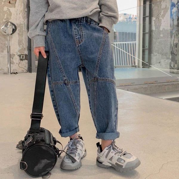 trousers boys girls jeans 2021 loose daddy pants spring and autumn children's korea style boy harem baby girl, Blue
trousers boys girls jeans 2021 loose daddy pants spring and autumn children's korea style boy harem baby girl, Blue
