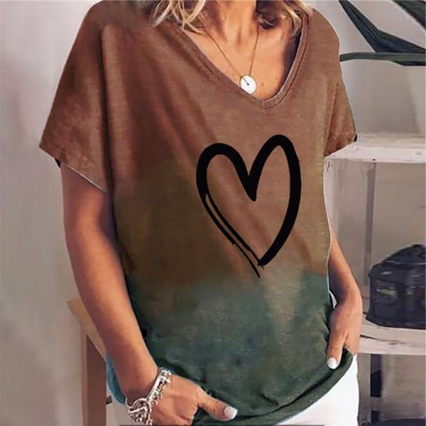 women's t-shirt summer picture gradient printing blouse plus size 5xl looes v-neck casual lady comfortable short sleeve shirt, White
women's t-shirt summer picture gradient printing blouse plus size 5xl looes v-neck casual lady comfortable short sleeve shirt, White