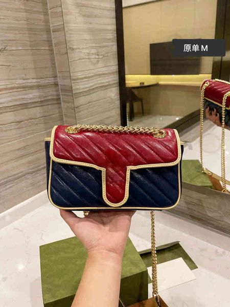 72% off bag design trendy handbags marmont color matching postman bag, sheepskin embroidery room, surface line, bronze buckle, one shoulder
72% off bag design trendy handbags marmont color matching postman bag, sheepskin embroidery room, surface line, bronze buckle, one shoulder